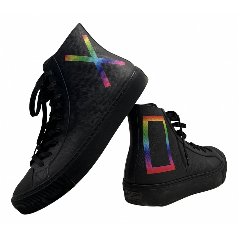 Men's Louis Vuitton Tattoo Sneaker 'Black Rainbow' Size 41 UK - Size 11 US